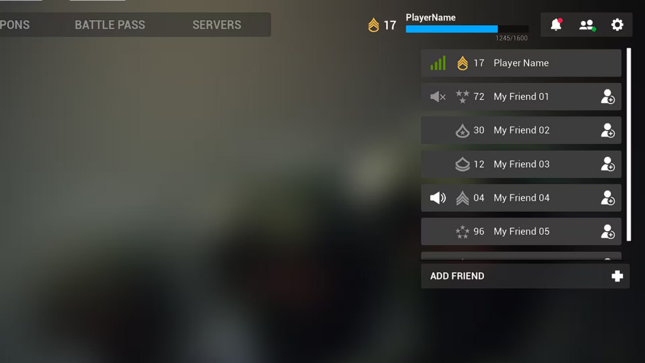 FPS interface UI/HUD - Killfeed/Compass - Pack Kit Ready to play📱 - изображение 3